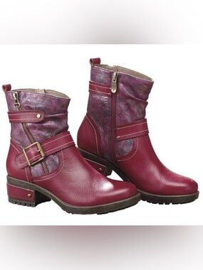 NWOB! L'artiste FRANKIE BOOT by Spring Step, 40 (9), Burgundy